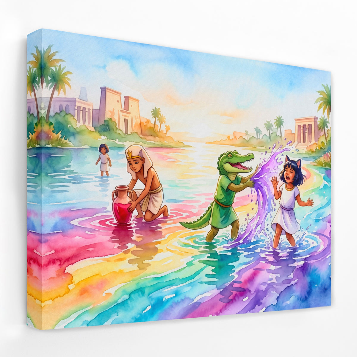 Nile Crocodile Prank — Nile Crocodile Prank Landscape   Side View   Mirror Wrap 175