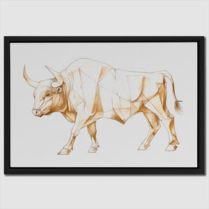 Noble Bull - Luxury Wall Art