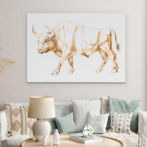 Noble Bull - Luxury Wall Art