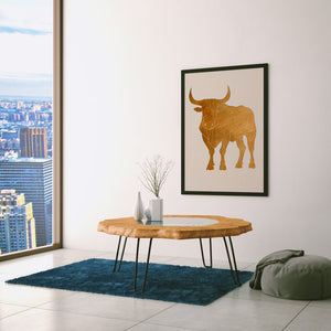 Noble Bull Figure - Luxury Wall Art