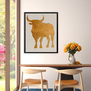 Noble Bull Figure - Luxury Wall Art