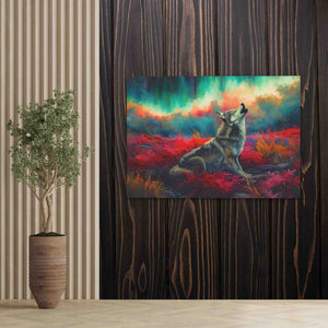 Northern Lights Howl - Luxury Wall Art