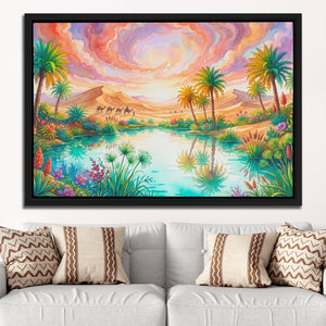 Oasis Sunset Mirage — Oasis Sunset Mirage White Groovy Couch Close 277