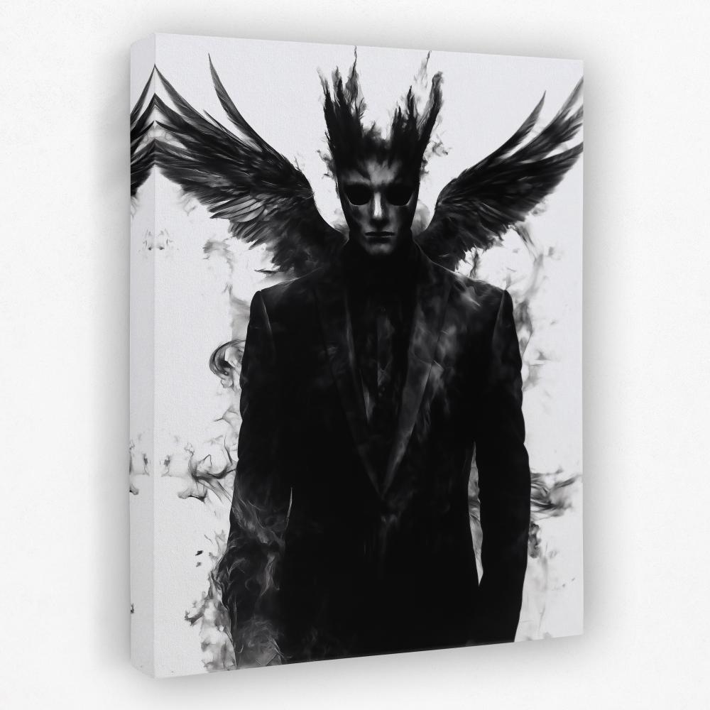 Obsidian Wings - Luxury Wall Art