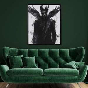 Obsidian Wings - Luxury Wall Art