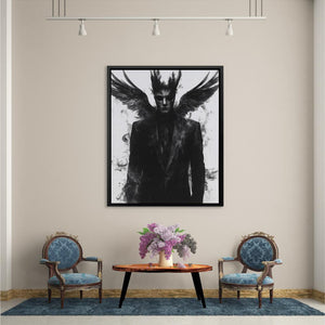 Obsidian Wings - Luxury Wall Art