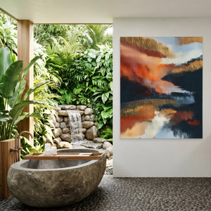Ocean Ink Wash — Ocean Ink Wash Outdoor Bathroom Port 133