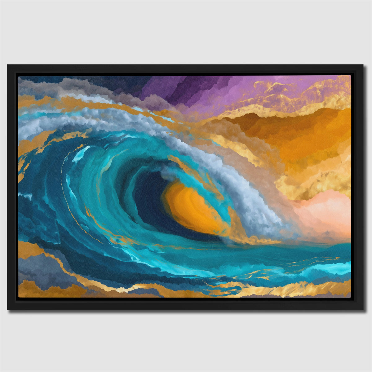 Ocean Wave Folding — Ocean Wave Folding Close Up Landscape 118