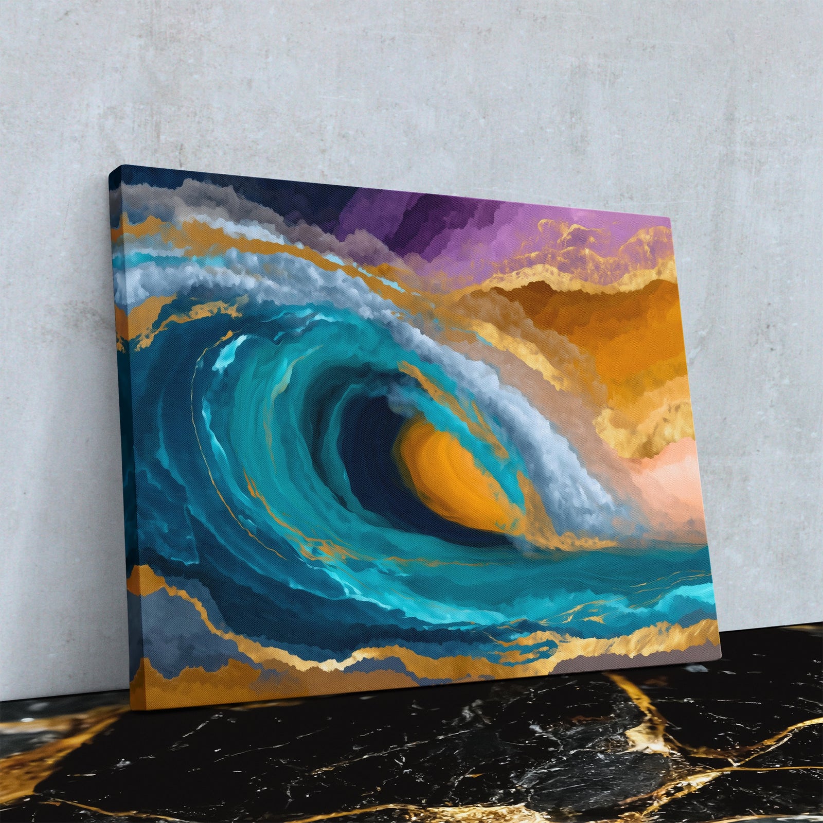 Ocean Wave Folding — Ocean Wave Folding Close Up Landscape 118