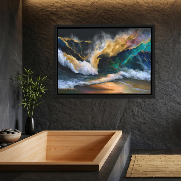 Oceanic Waves Turbulent in a room
