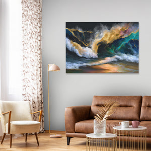 Oceanic Waves Turbulent — Oceanic Waves Turbulent New   Curtains Land 219