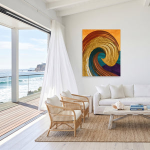 Ochre Wave Momentum — Ochre Wave Momentum Malibu Beach Port 40