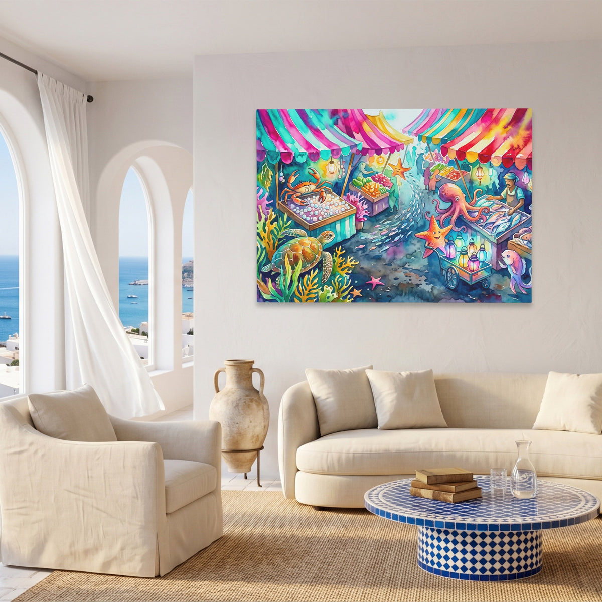 Octopus Bioluminescent Bazaar — Octopus Bioluminescent Bazaar Coast Living Room Land 122