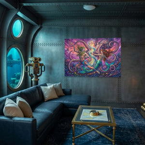 Octopus Cosmic Dance — Octopus Cosmic Dance Submarine Wall Land 260