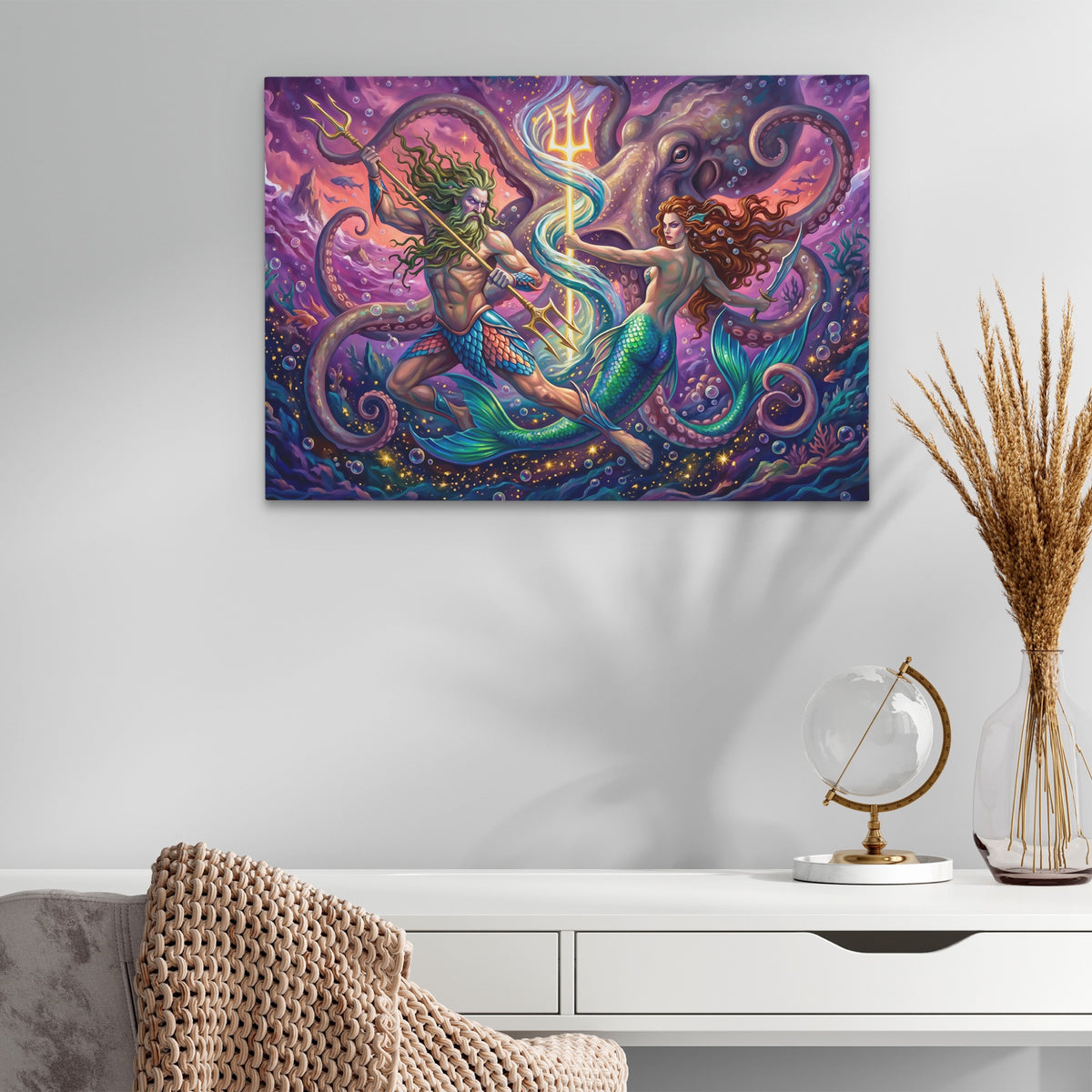Octopus Cosmic Dance — Octopus Cosmic Dance White Office Glass land 300