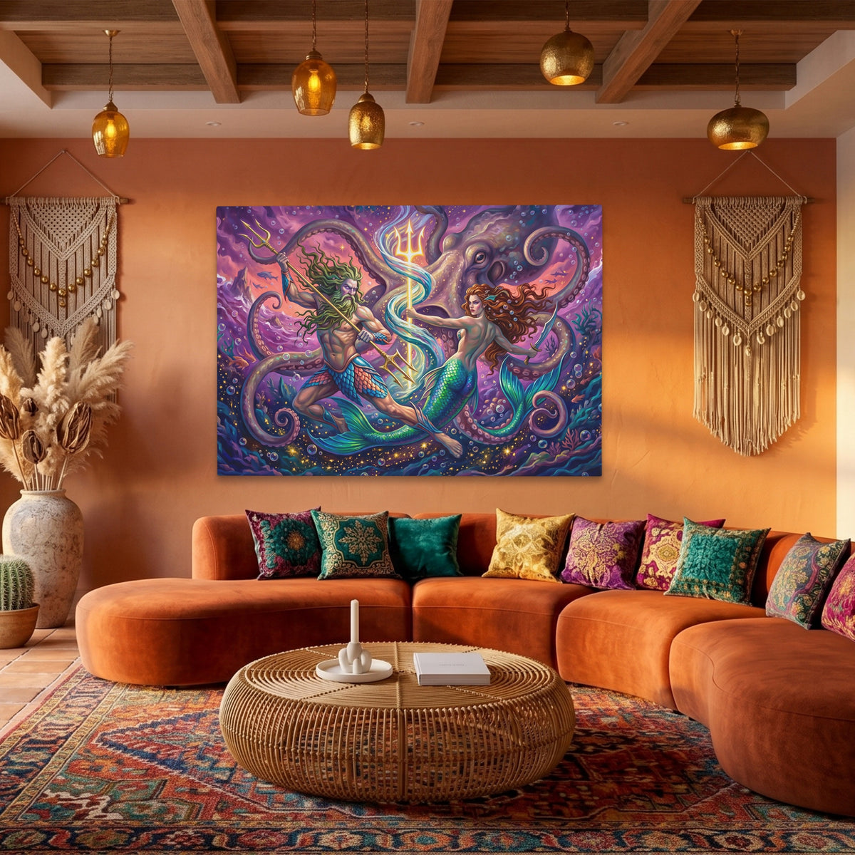 Octopus Cosmic Dance — Octopus Cosmic Dance Boho Living Land 80
