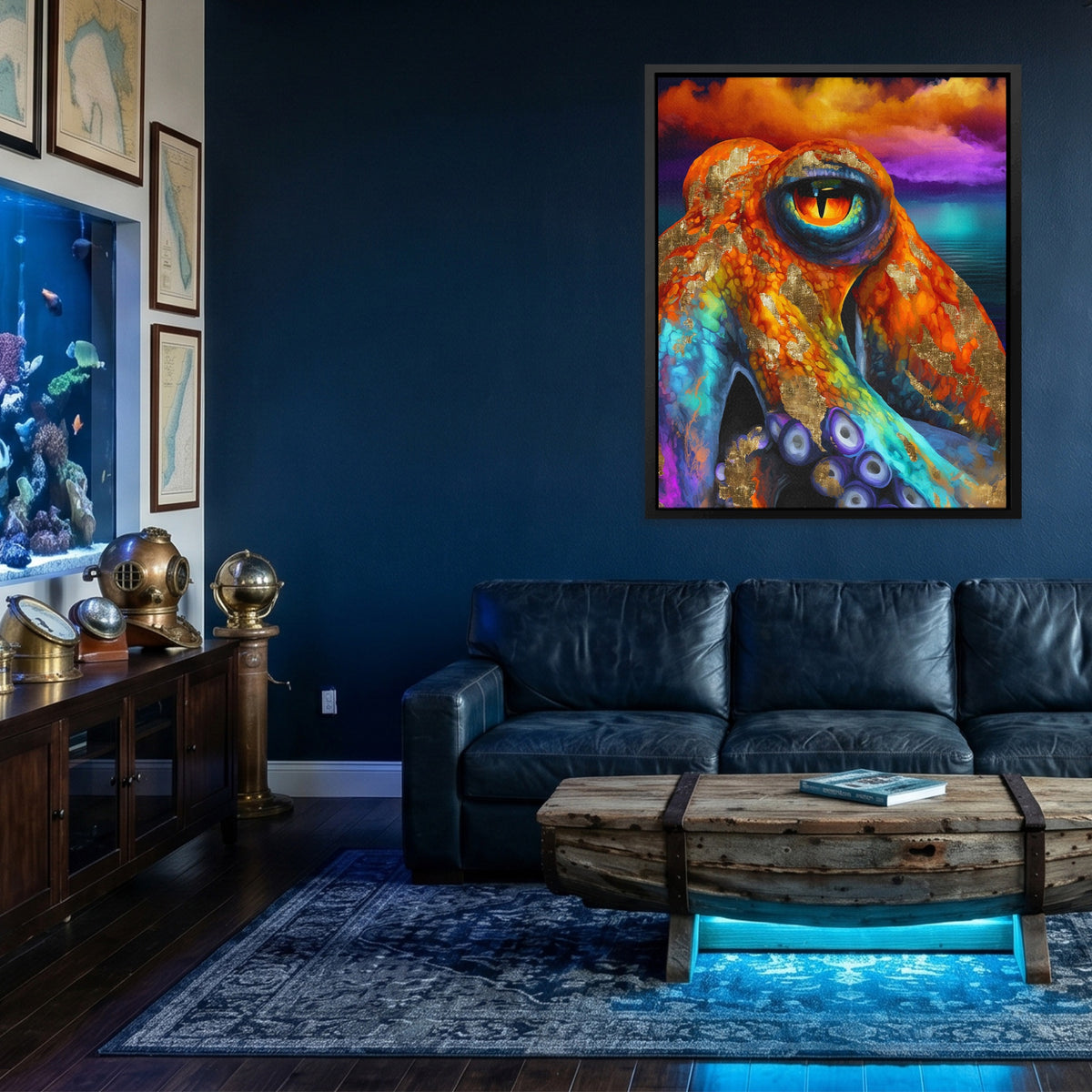 Octopus Cosmic Eye — Octopus Cosmic Eye Underwater Den Port 198