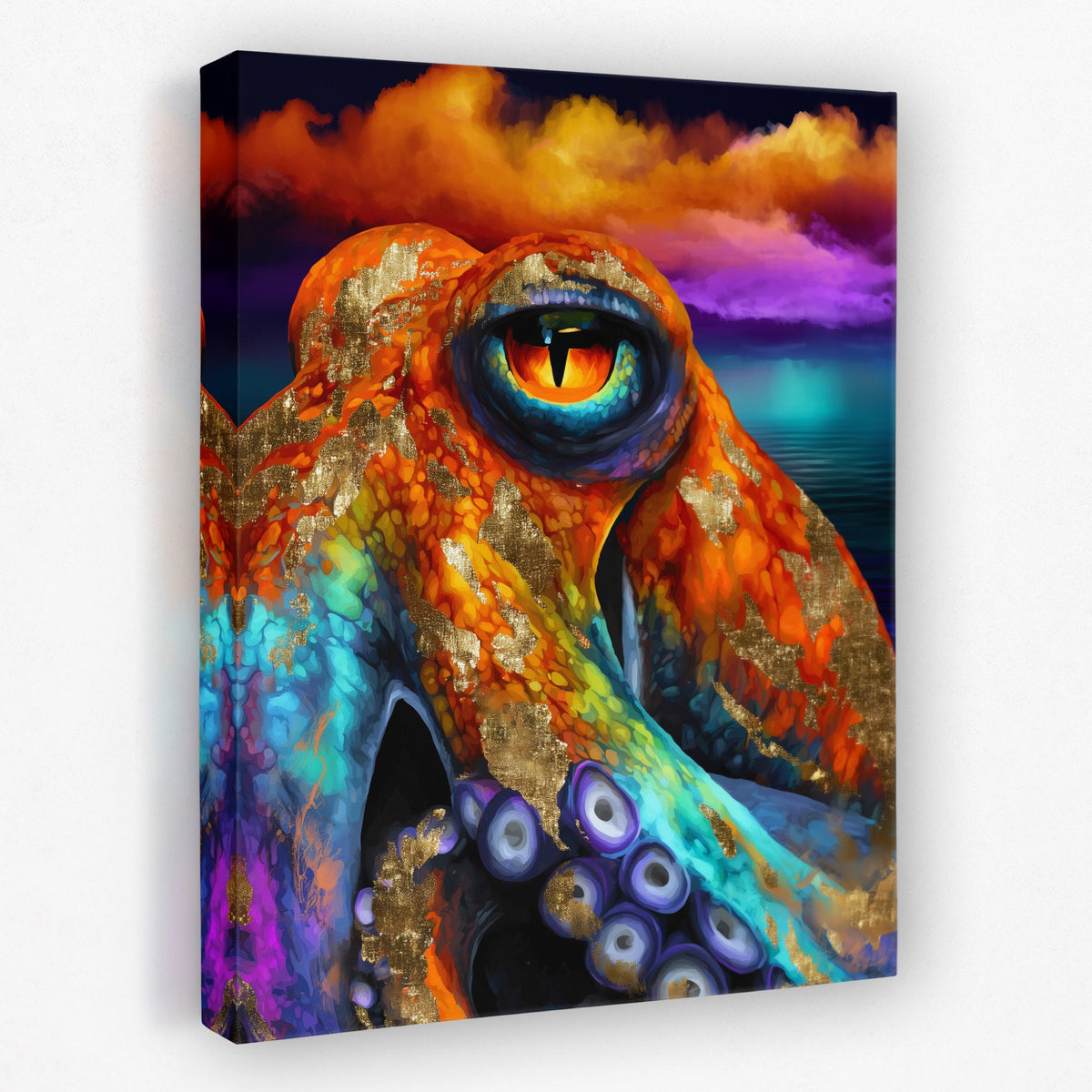 Octopus Cosmic Eye — Octopus Cosmic Eye Portrait   Side View   Mirror 180