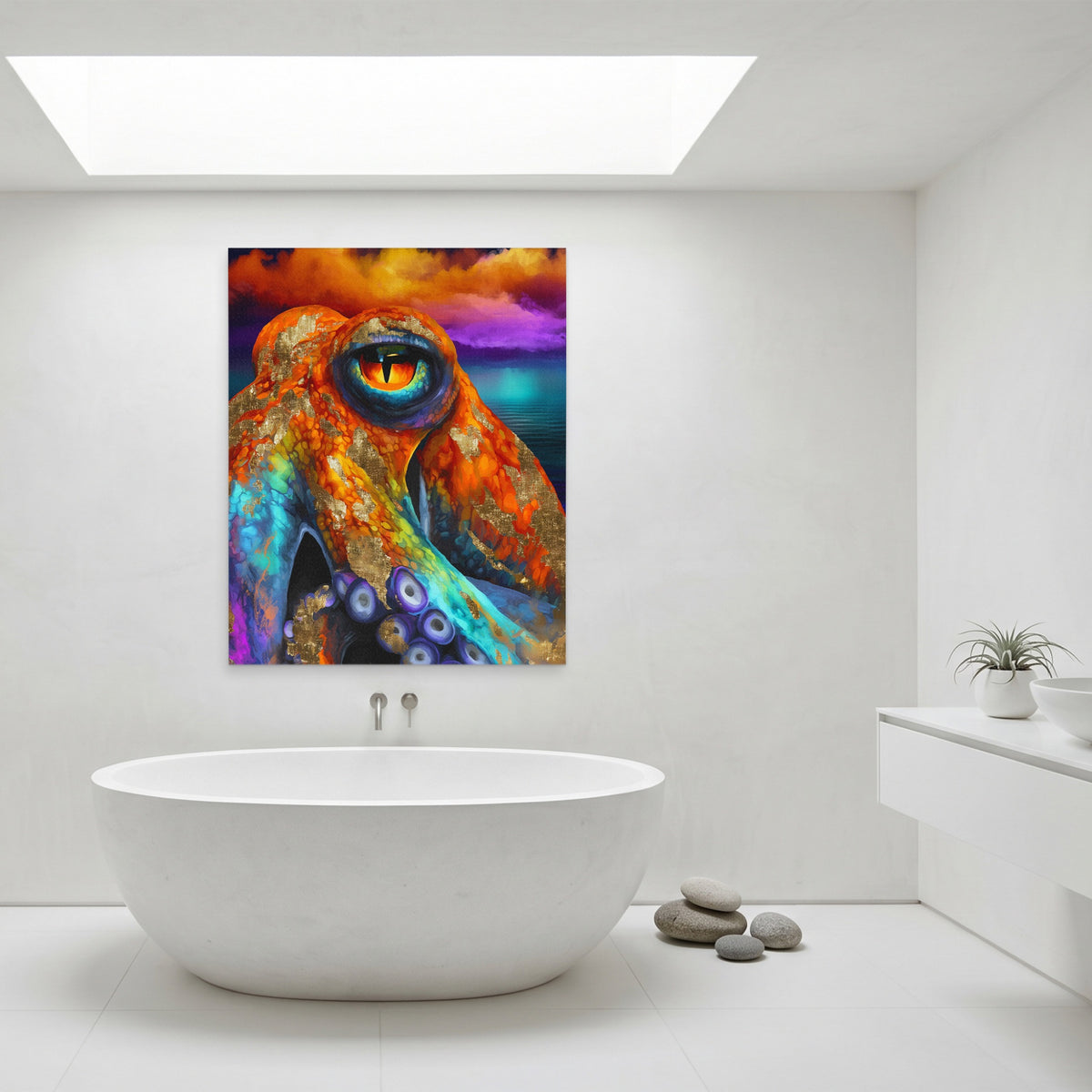 Octopus Cosmic Eye — Octopus Cosmic Eye Minimalist Bathroom Port 72