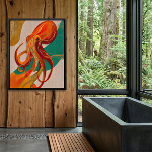 Octopus Flowing Line — Octopus Flowing Line Outdoor Bathroom Log Port 276
