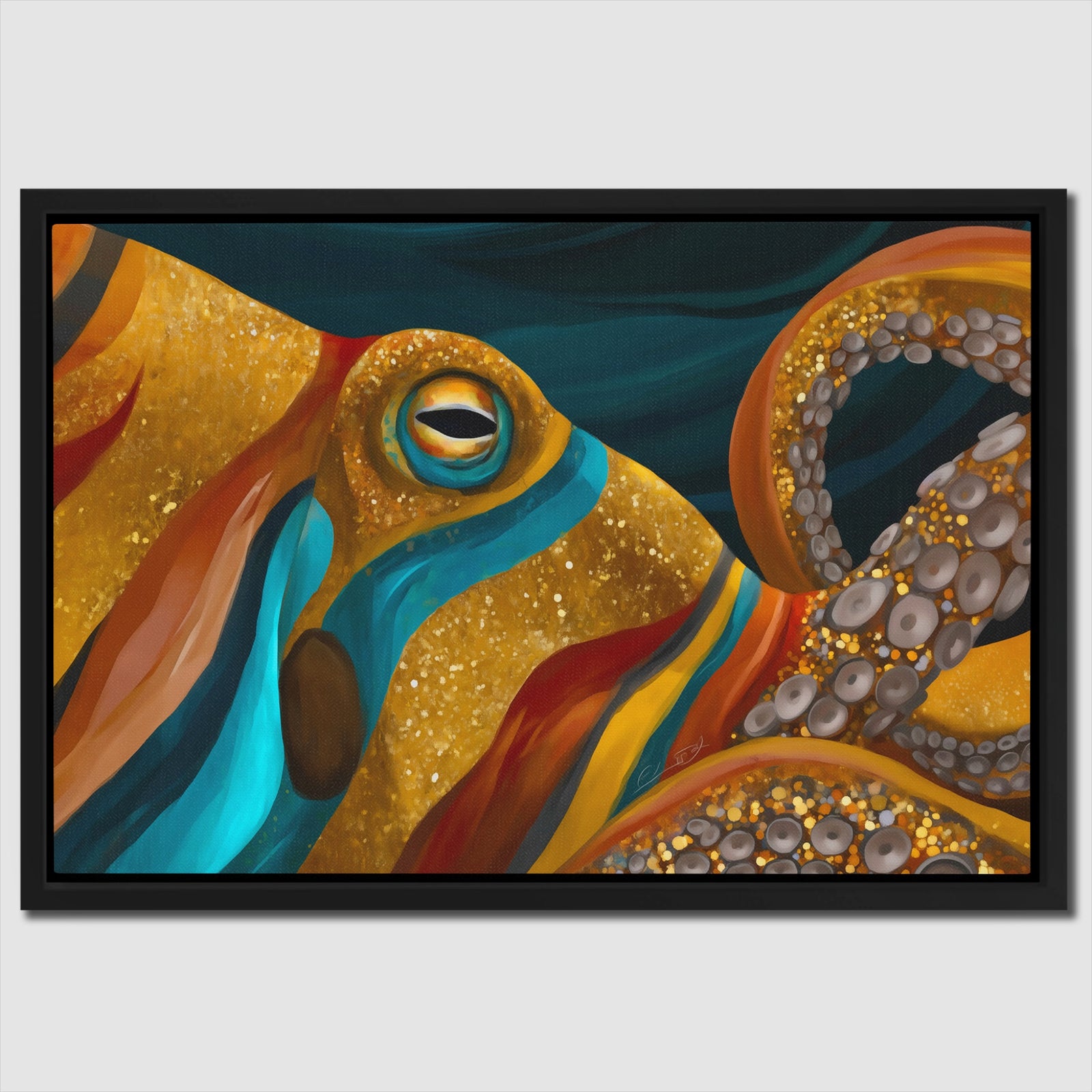 Octopus Luminous Depths — Octopus Luminous Depths Close Up Landscape 58