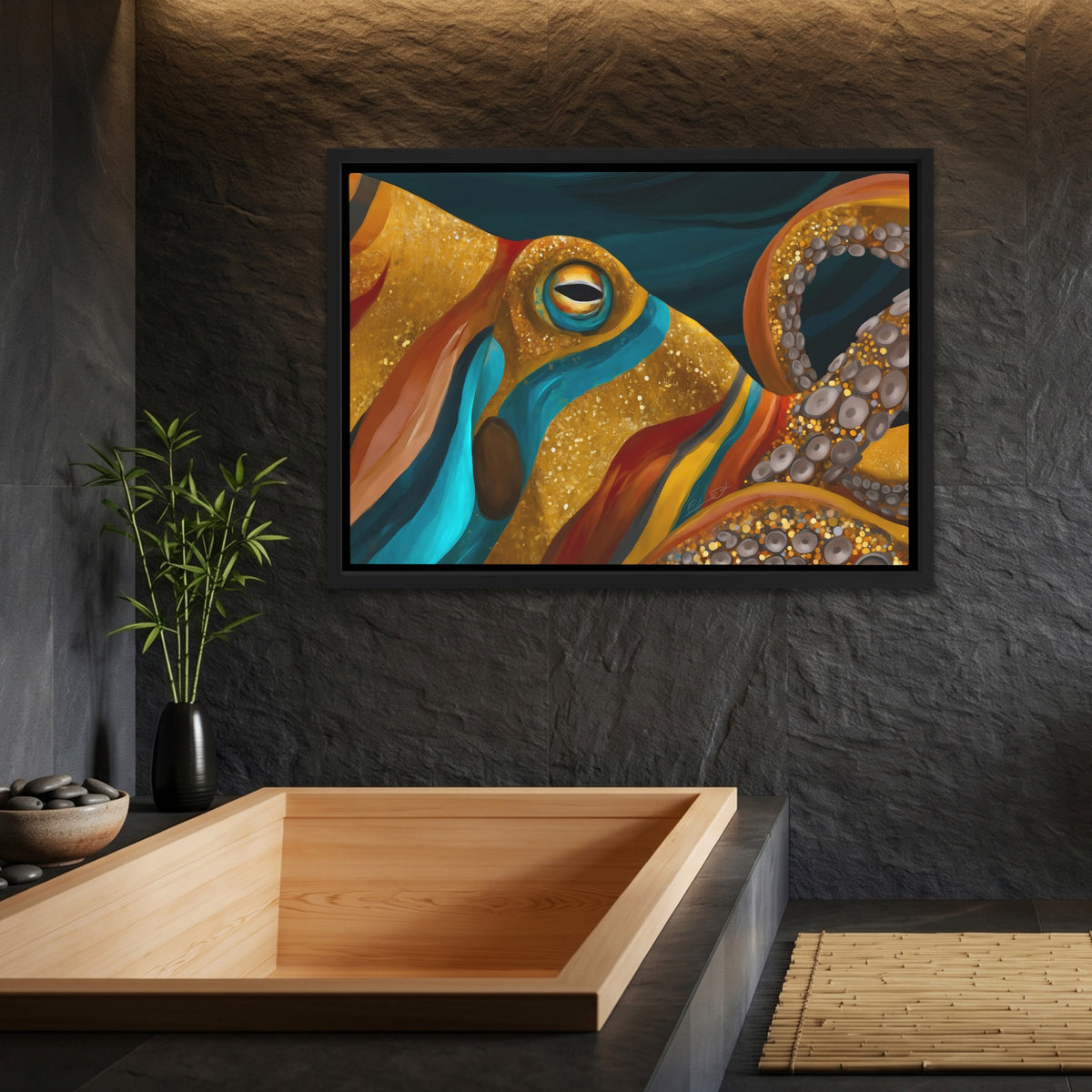Octopus Luminous Depths — Octopus Luminous Depths Bamboo Bathroom Land 39