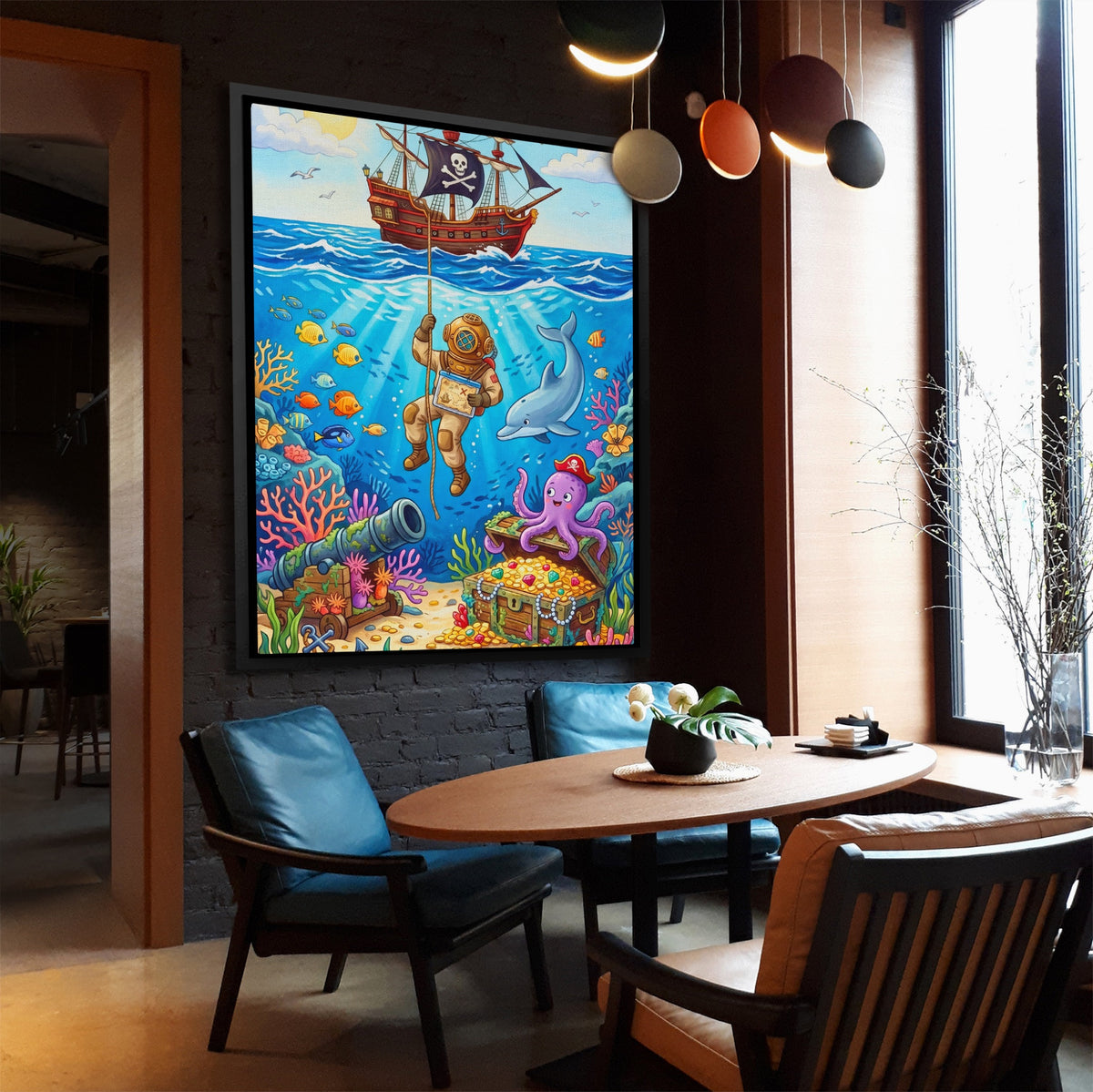 Octopus Underwater Kingdom — Octopus Underwater Kingdom Far Away Dining Room 77