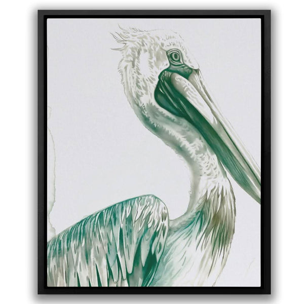 Old Pelican in a room