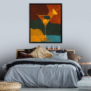 Olive Hour Elegance - Luxury Wall Art