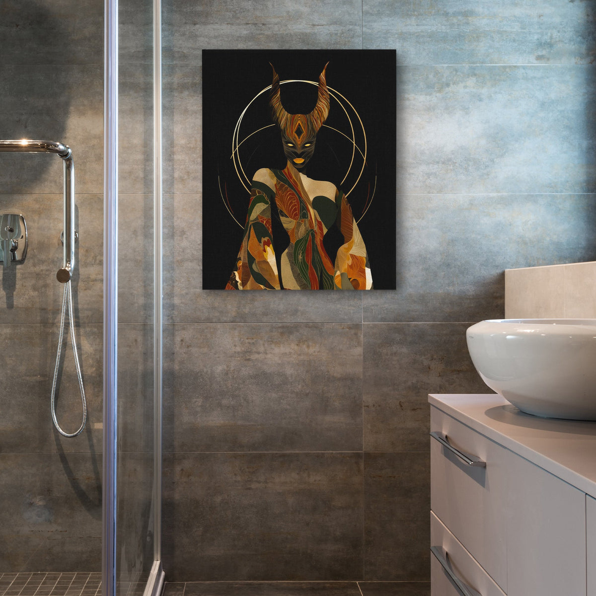Oni's Sacred Halo - Luxury Wall Art