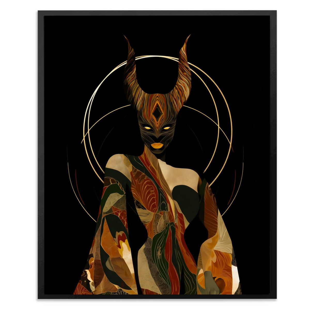 Oni's Sacred Halo - Luxury Wall Art