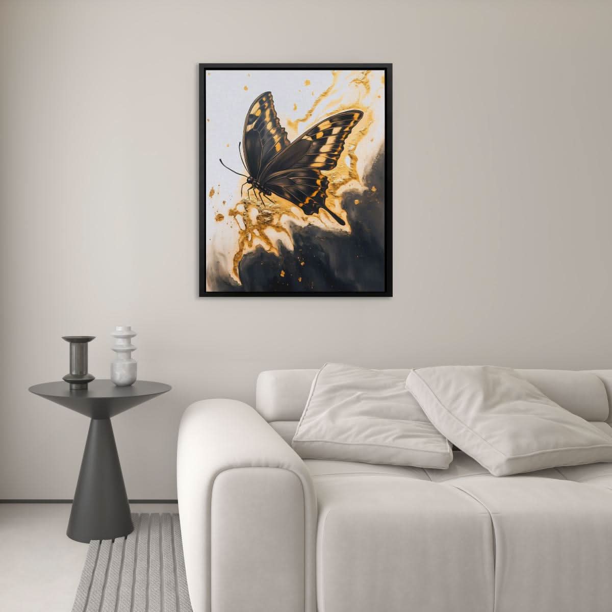 Onyx Flutter - Luxury Wall Art