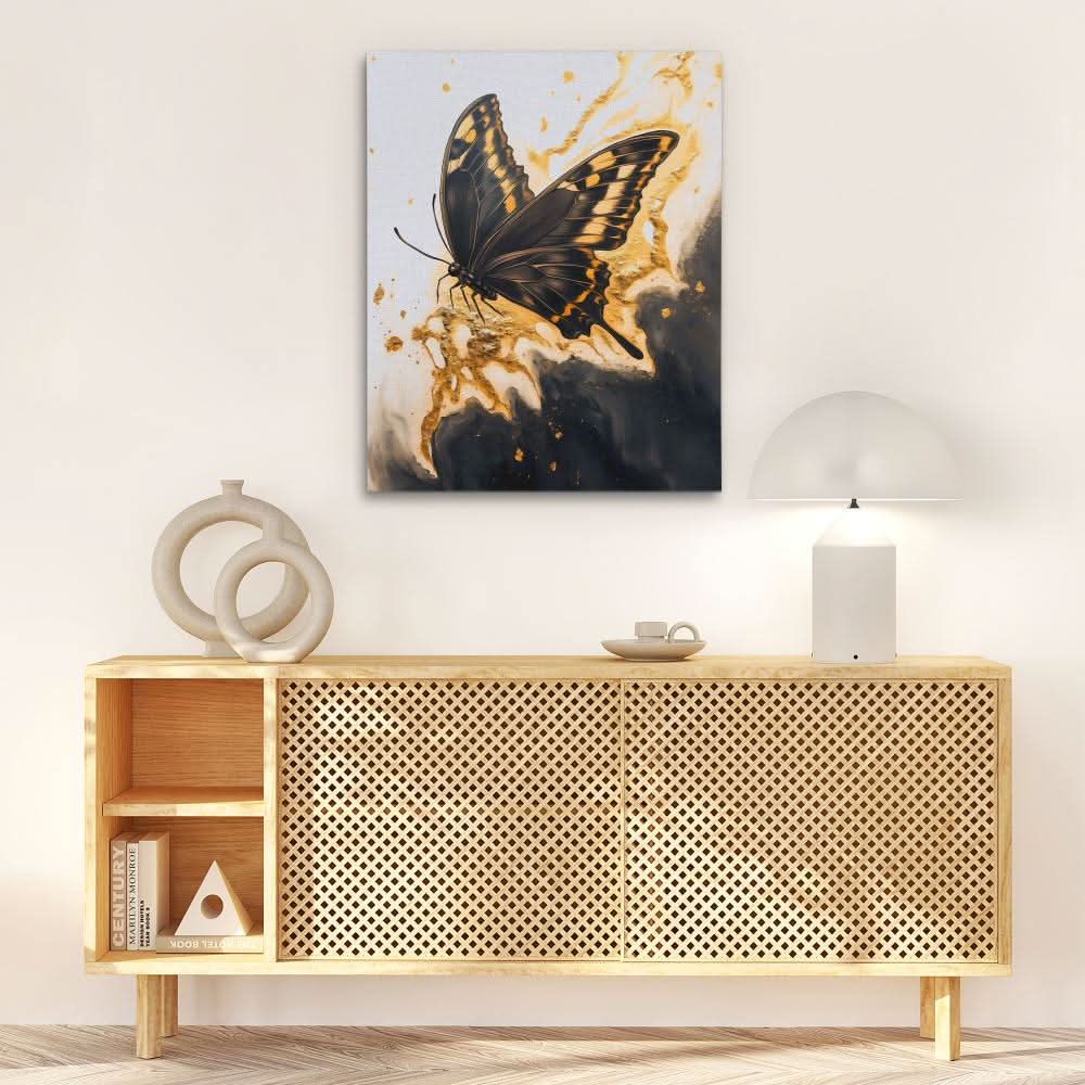 Onyx Flutter - Luxury Wall Art