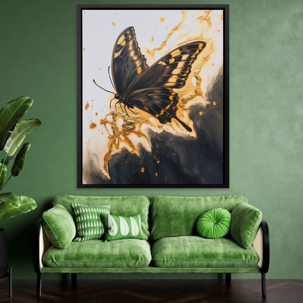 Onyx Flutter - Luxury Wall Art