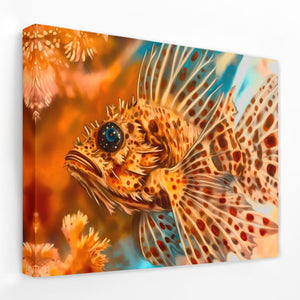 Orange Rock Fish - Luxury Wall Art