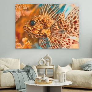 Orange Rock Fish - Luxury Wall Art