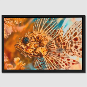 Orange Rock Fish - Luxury Wall Art