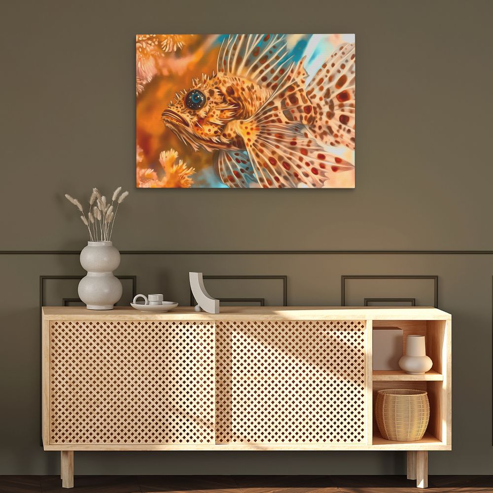 Orange Rock Fish - Luxury Wall Art