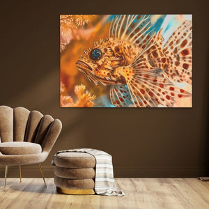 Orange Rock Fish - Luxury Wall Art