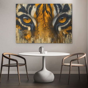 Orange Tiger Eyes - Luxury Wall Art