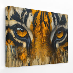 Orange Tiger Eyes - Luxury Wall Art