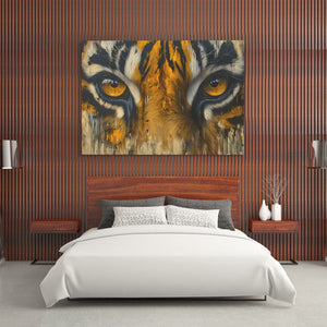 Orange Tiger Eyes - Luxury Wall Art