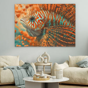 Orange Tropical Fish - Luxury Wall Art