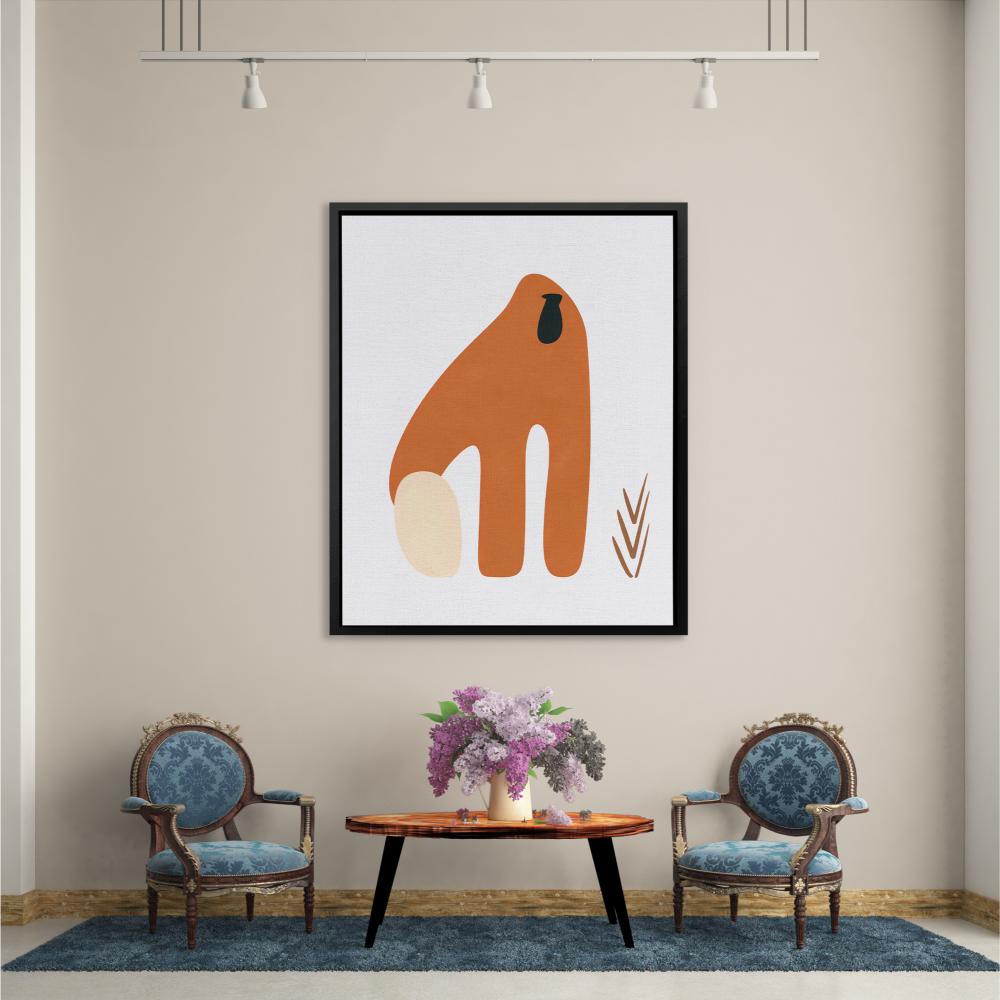 Orangutan Doodle - Luxury Wall Art