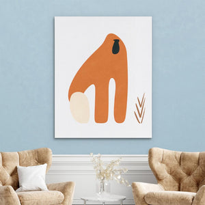 Orangutan Doodle - Luxury Wall Art