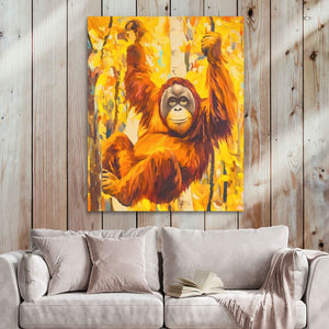 Orangutan’s Jungle Kingdom - Luxury Wall Art