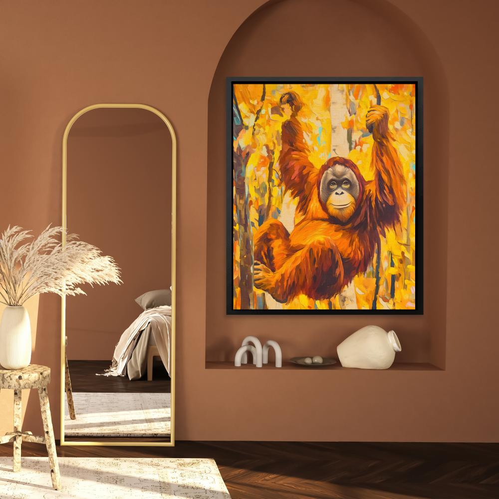 Orangutan’s Jungle Kingdom - Luxury Wall Art