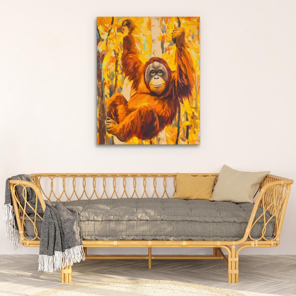 Orangutan’s Jungle Kingdom - Luxury Wall Art