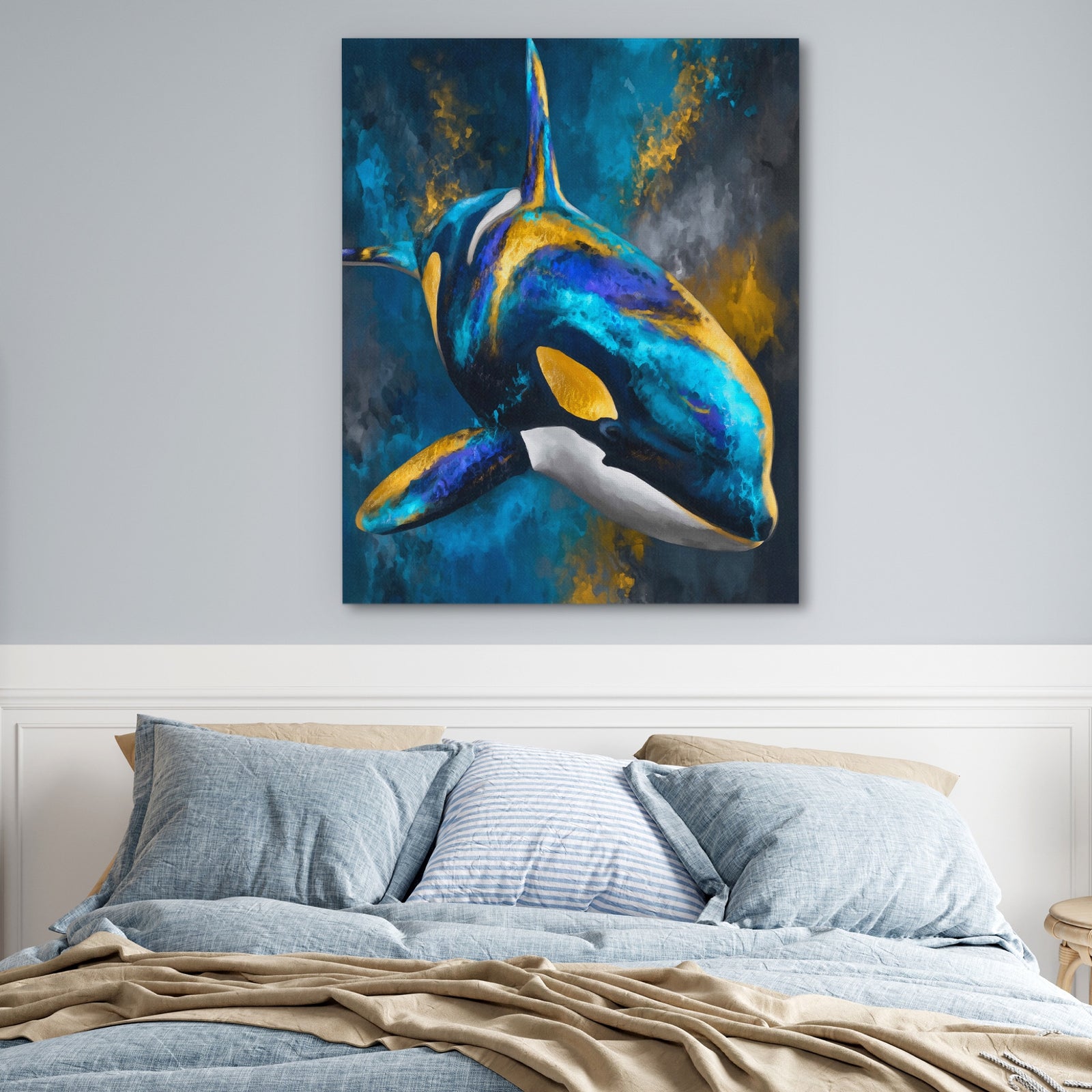 Orca Blue Silver — Orca Blue Silver Front Facing Portrait2 104