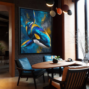 Orca Blue Silver — Orca Blue Silver Far Away Dining Room 79